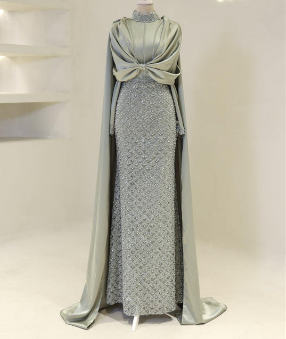 Couture Azeline Tesettür Modest Evening Dress